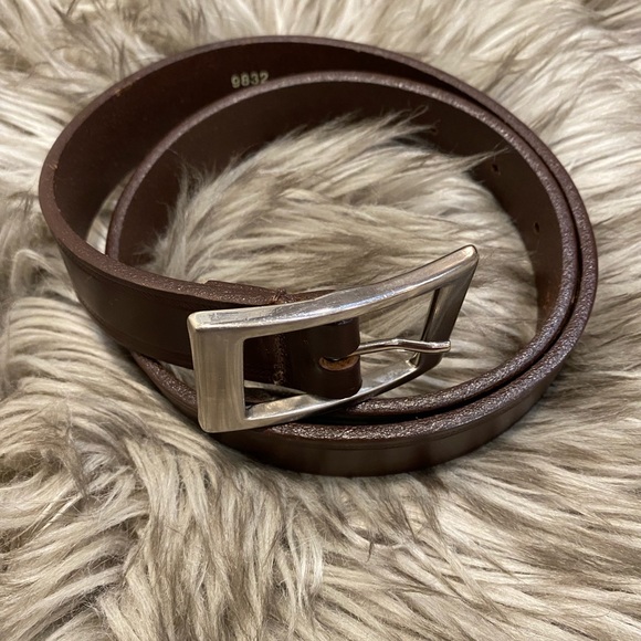 Buffalo David Bitton Brown Letter Belt - Picture 1 of 5